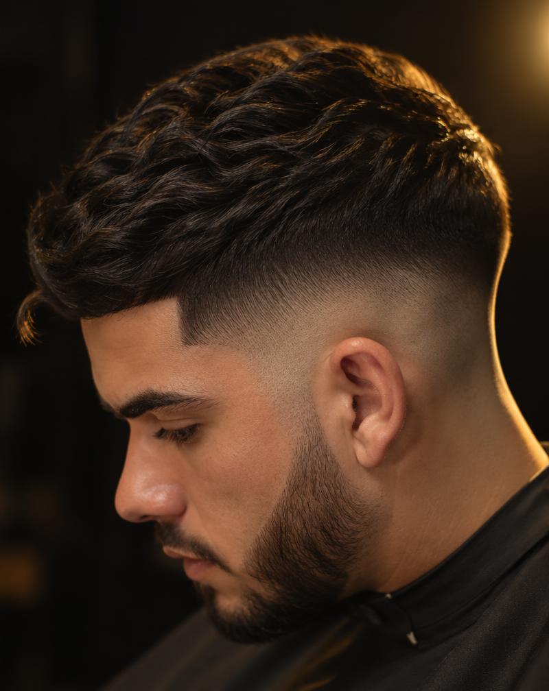 Fade bajo con textura